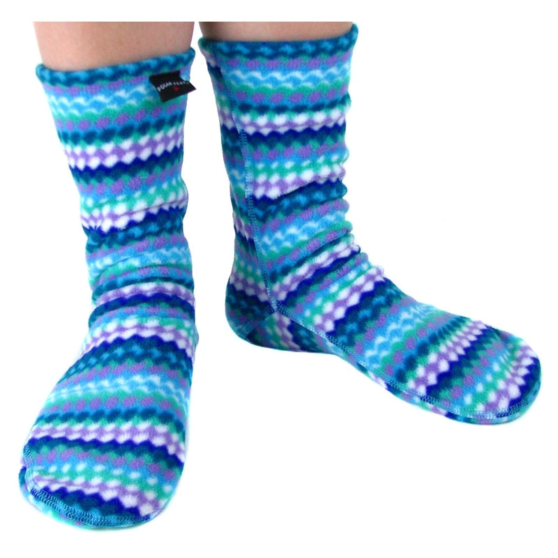 Kids' Fleece Socks - Ripple